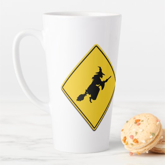 Waarschuwing van getuigen latte mok (In situ)