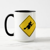 Waarschuwing van getuigen mok (Links)