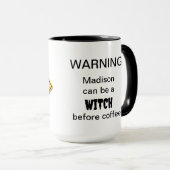 Waarschuwing van getuigen mok (Voorkant rechts)