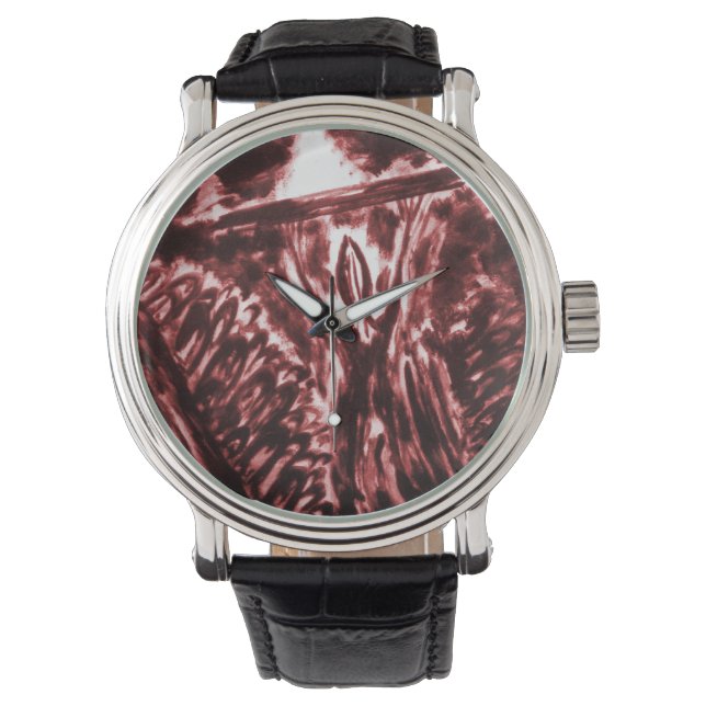 Waarschuwing van het aambeeld horloge (Voorkant)