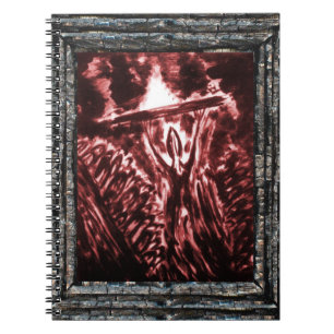 Waarschuwing van het aambeeld notitieboek