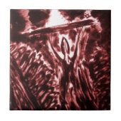 Waarschuwing van het aambeeld tegeltje (Voorkant)