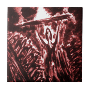 Waarschuwing van het aambeeld tegeltje