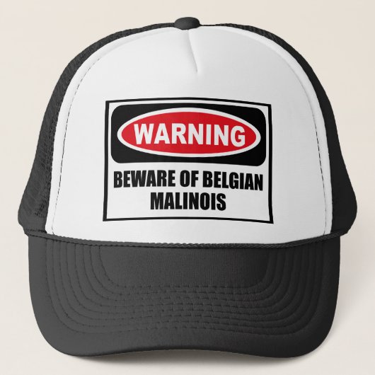 WAARSCHUWING VAN HET BELGISCHE Pet MALINOIS (Voorkant)