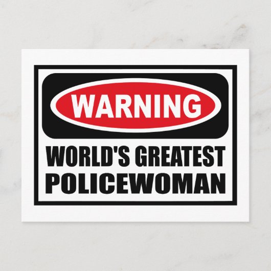 WAARSCHUWING VAN HET GROOTSTE POLITIEKE Briefkaart (Voorkant)