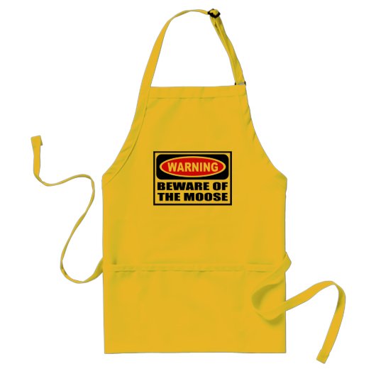 WAARSCHUWING VAN HET MEEST Apron Standaard Schort (Voorkant)