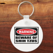 WAARSCHUWING VAN HET Sleutelhanger SHIH TZUS (Voorkant)