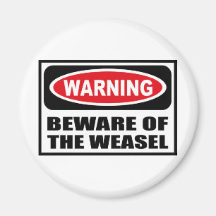 WAARSCHUWING VAN HET WASELmagneet Magneet