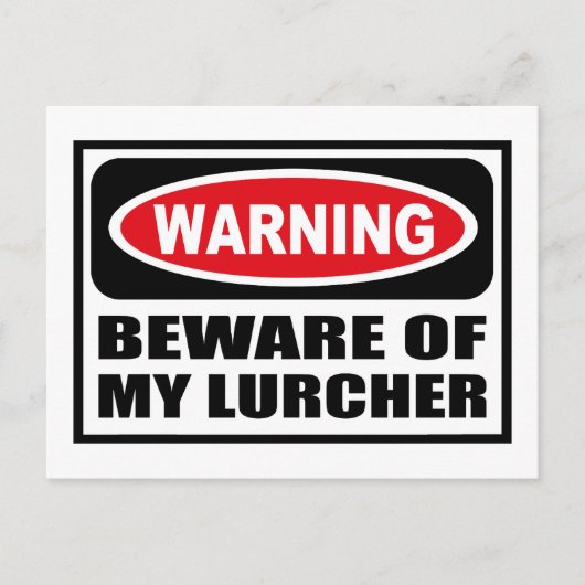 WAARSCHUWING VAN MIJN Briefkaart VAN DE KERER (Voorkant)