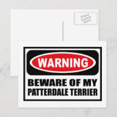 WAARSCHUWING VAN MIJN Briefkaart VAN DE PATTERDALE (Voorkant / Achterkant)