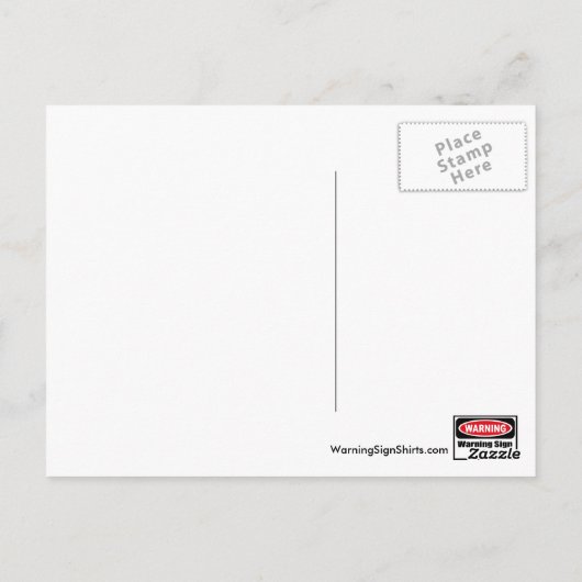 WAARSCHUWING VAN MIJN Briefkaart VAN DE PATTERDALE (Achterkant)