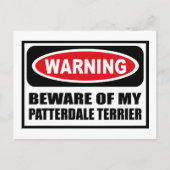 WAARSCHUWING VAN MIJN Briefkaart VAN DE PATTERDALE (Voorkant)