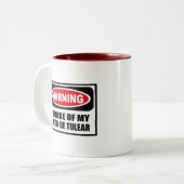 WAARSCHUWING VAN MIJN Mok COTON DE TULEAR (Voorkant links)