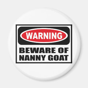 WAARSCHUWING VAN NANNY GOAT Magnet