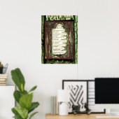 Waarschuwing van te verwachten lot poster (Thuiskantoor)