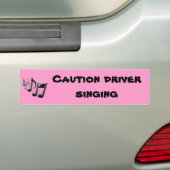 Waarschuwing van treinbestuurders bumpersticker (Op auto)