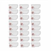 WAARSCHUWING VERBORGEN LUCHT LABEL STICKER (Voorkant)