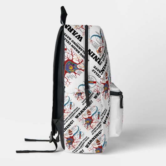 Waarschuwing! Verliezen van remcellen bij een alar Bedrukte Rugzak (Links)