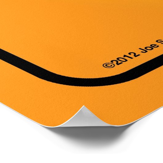 WAARSCHUWING - Vermijd het Poster van de achterbad (Hoek)