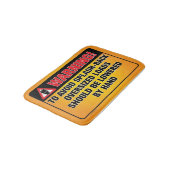 WAARSCHUWING - Vermijd spiegel-backkatheter Badmat (Gekanteld)