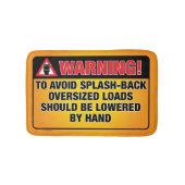 WAARSCHUWING - Vermijd spiegel-backkatheter Badmat (Voorkant)