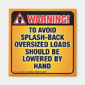 WAARSCHUWING - Vermijd spiegel-backkatheter Magneet (Voorkant)