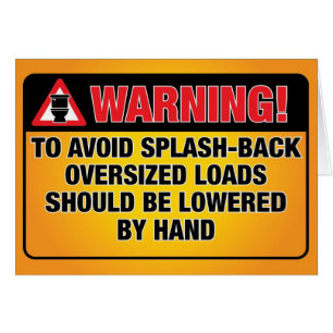 WAARSCHUWING - Vermijd spiegel-terug blanco binnen