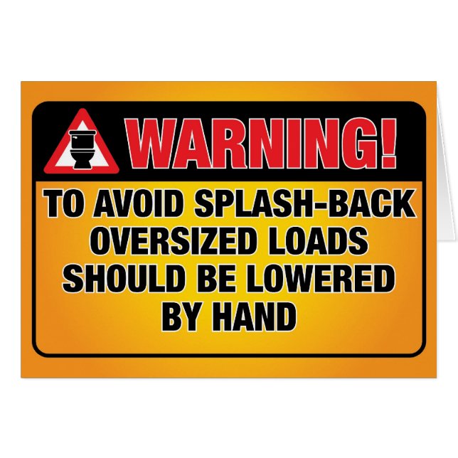 WAARSCHUWING - Vermijd spiegel-terug blanco binnen (Voorkant Horizontaal)