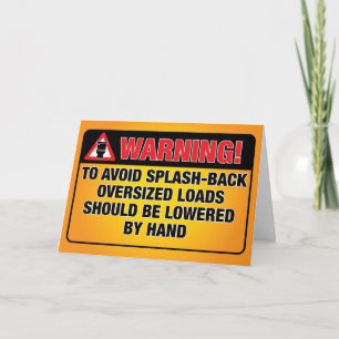 WAARSCHUWING - Vermijd Splash-Back Badkamer Verjaa Kaart