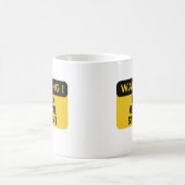 Waarschuwing vermoeide student geneeskunde koffiemok (Center)