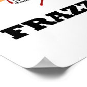 Waarschuwing! Verplette zenuwen in neonsynapse Poster (Hoek)