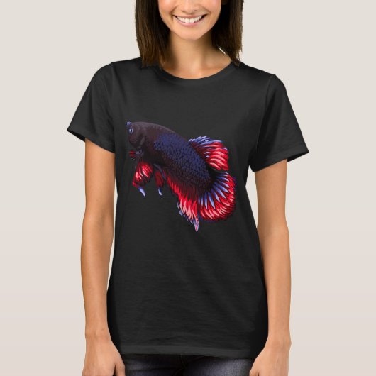 WAARSCHUWING VISSEN T-SHIRT (Voorkant)