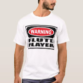 Waarschuwing VLUTE SPELER T-Shirt (Voorkant)