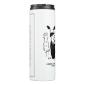 Waarschuwing voor beste man bij Bridegroom Thermal Thermosbeker (Achterkant)