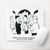 Waarschuwing voor beste man naar Bridegroom Muismat (Met muis)