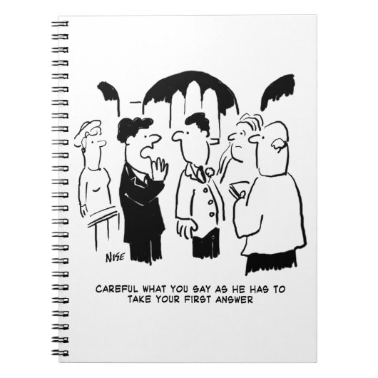 Waarschuwing voor beste man naar Bridegroom Notitieboek (Voorkant)