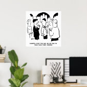 Waarschuwing voor beste man naar Bridegroom Poster (Thuiskantoor)