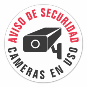 Waarschuwing voor beveiligingsmelding voor Spaanse Sticker