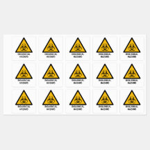WAARSCHUWING VOOR BIOLOGISCH GEVAAR, Symbool VOOR 