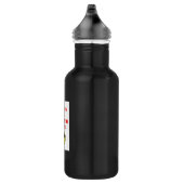 waarschuwing voor de vrijheid van biologisch afval waterfles  (Rechts)