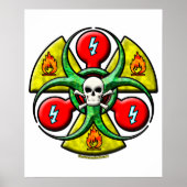 Waarschuwing voor extreme gevaren poster (Voorkant)