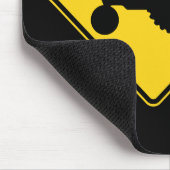 Waarschuwing voor Funny Boerderij Tractor Road Muismat (Hoek)