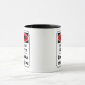 Waarschuwing voor funny Coffee-Mok Mok (Midden)