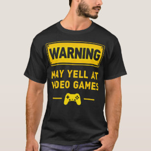 Waarschuwing voor gamenerds: kunnen schreeuwen naa t-shirt