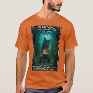 Waarschuwing voor gasten omdat een getuige hier wo t-shirt