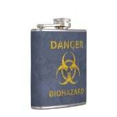 Waarschuwing voor gevaar bij blootstelling heupfles (Rechts)