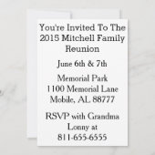 Waarschuwing voor gezinshereniging binnen de famil kaart (Achterkant)