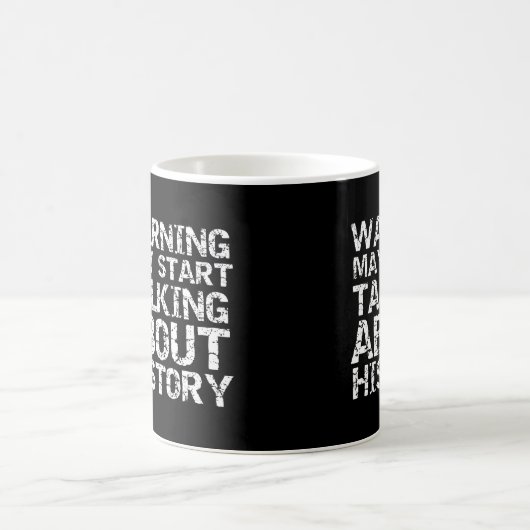 Waarschuwing voor het overschrijven van geschieden koffiemok (Center)