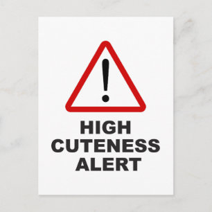 Waarschuwing voor hoge coupes briefkaart