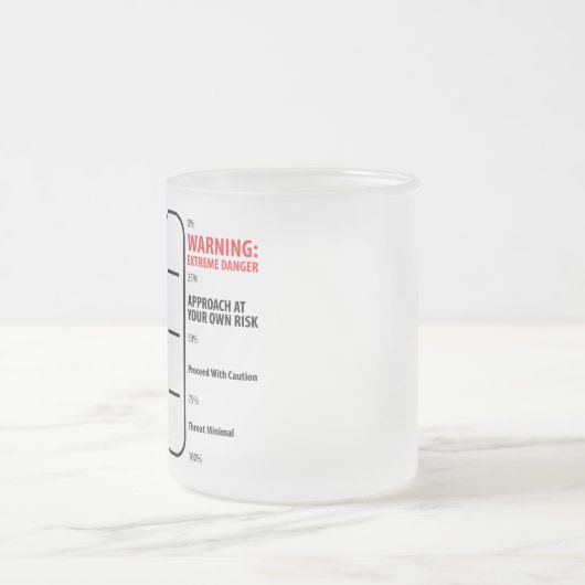 Waarschuwing voor koffiedrinker Mok (Center)